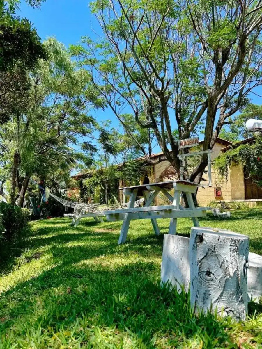 Beachside Bungalow garden lawn